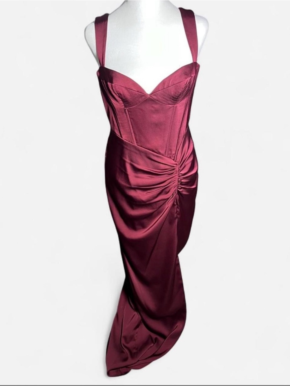 Christian Siriano for Azazie Dress in Burgundy